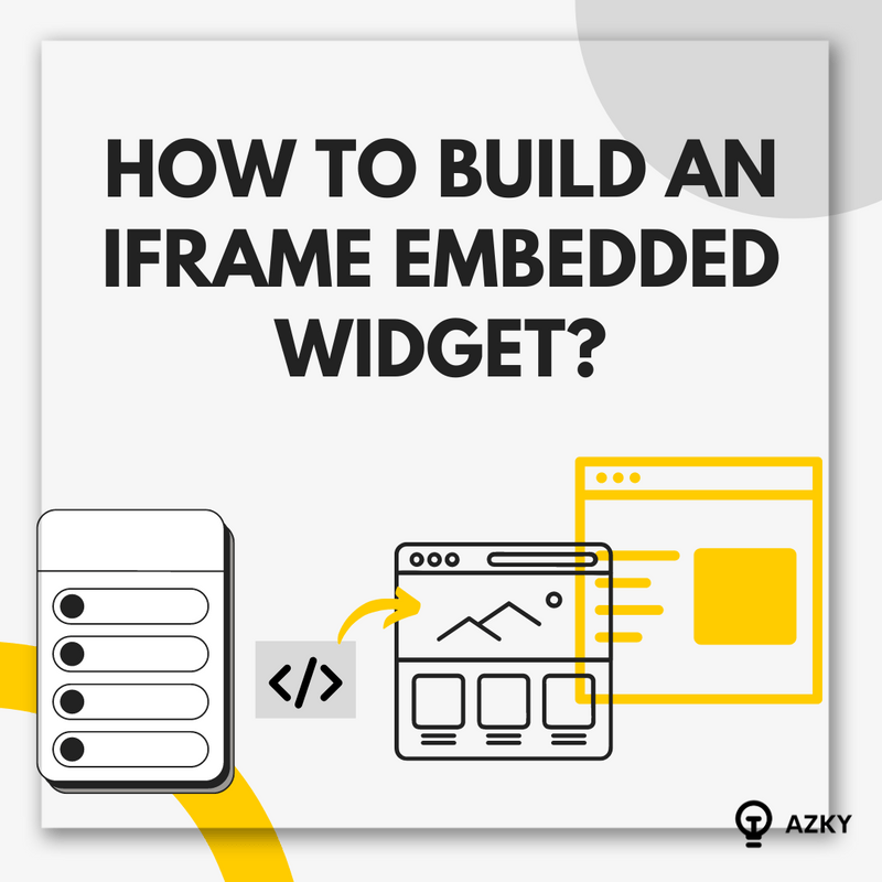 How to build an iFrame Embedded Widget in Bubble?